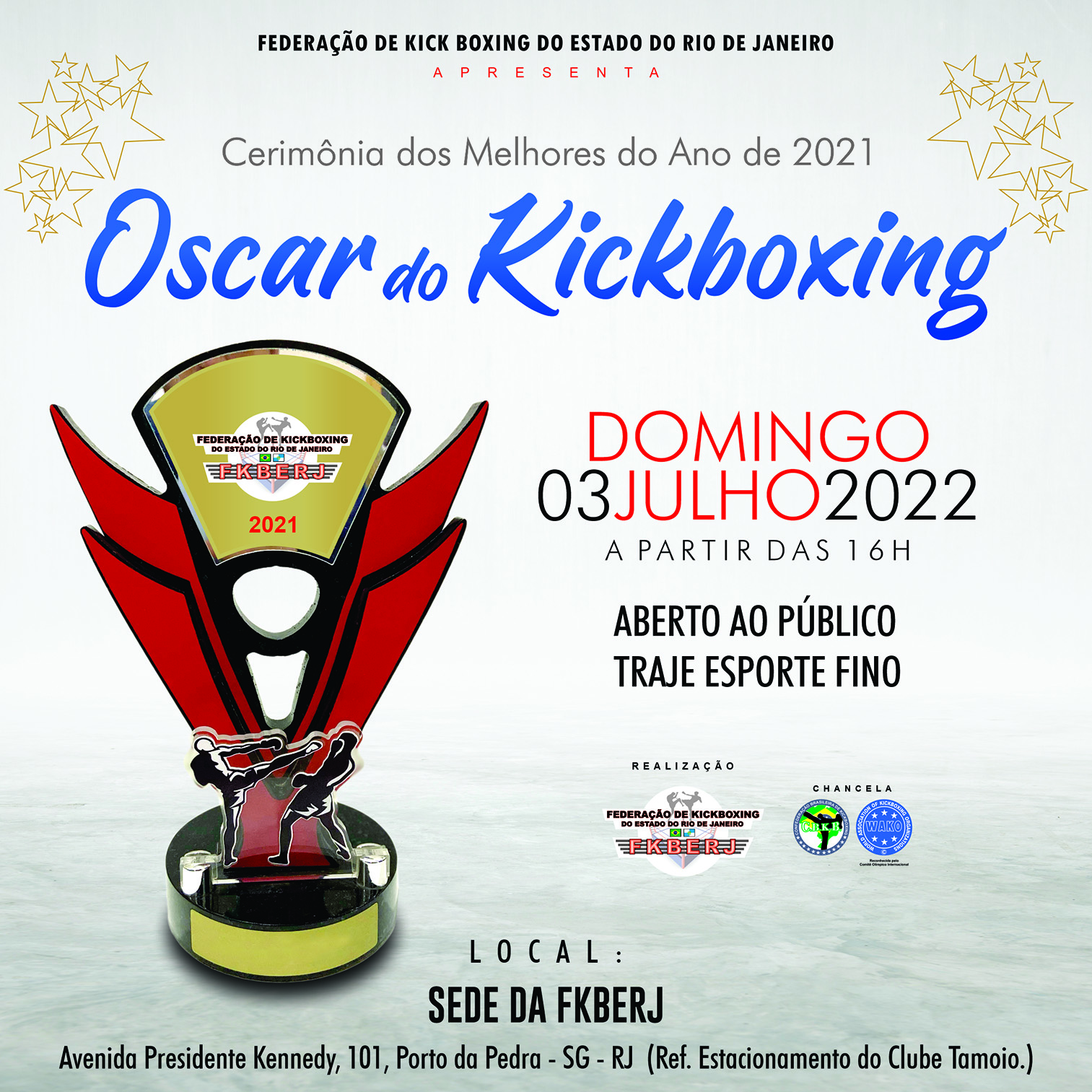 Melhores do Ano de 2021 “Oscar do Kickboxing”!