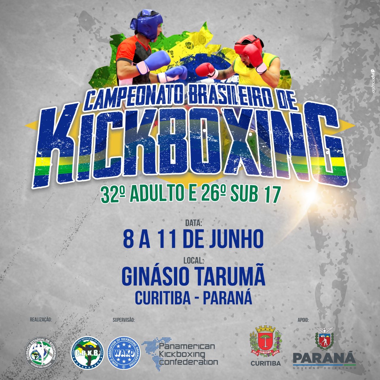 32° Campeonato Brasileiro de Kickboxing Adulto e 26° Campeonato Brasileiro de Kickboxing Sub 17