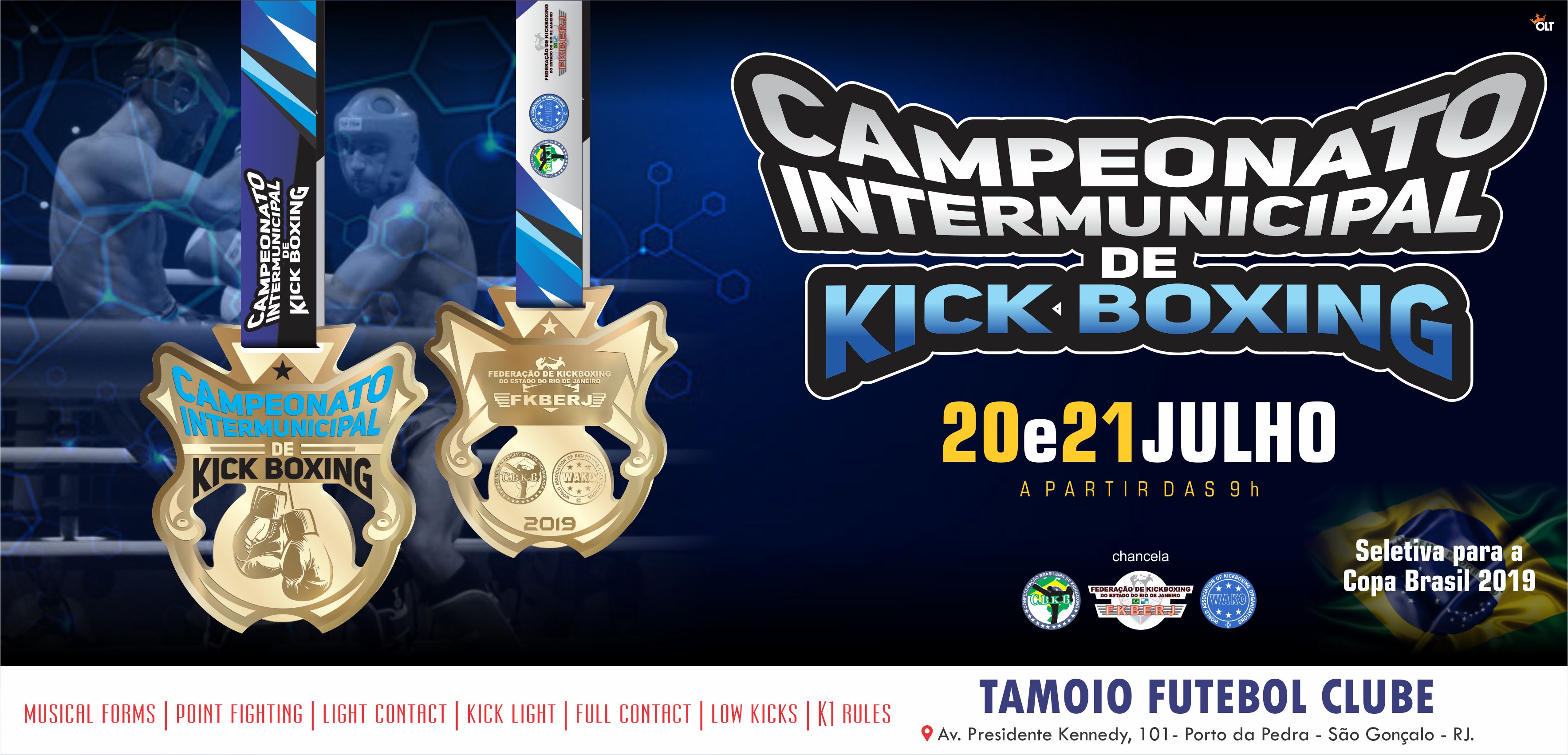 Campeonato Intermunicipal de Kickboxing - seletiva para Copa Brasil 2019