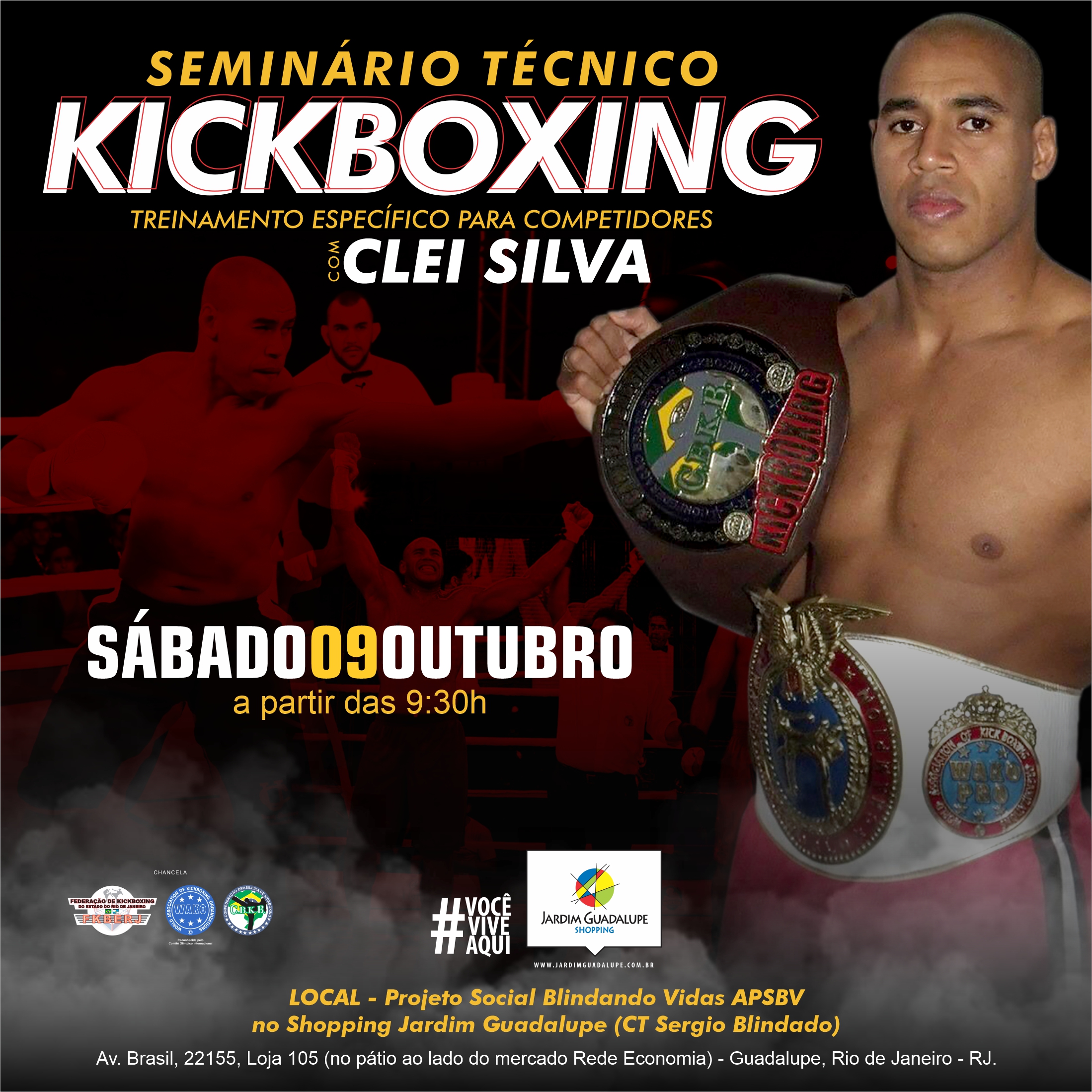 SEMINÁRIO TÉCNICO DE KICKBOXING – Treinamento Específico para Competidores!