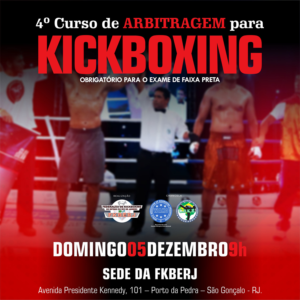 4º Curso de Arbitragem para Kickboxing 2021