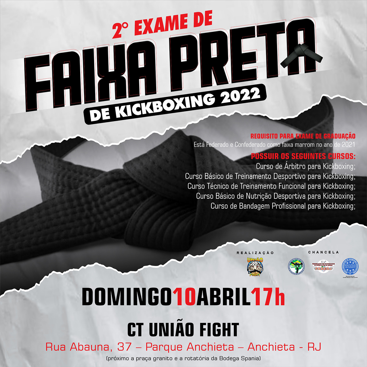 2º Exame de Faixa Preta de Kickboxing 2022.