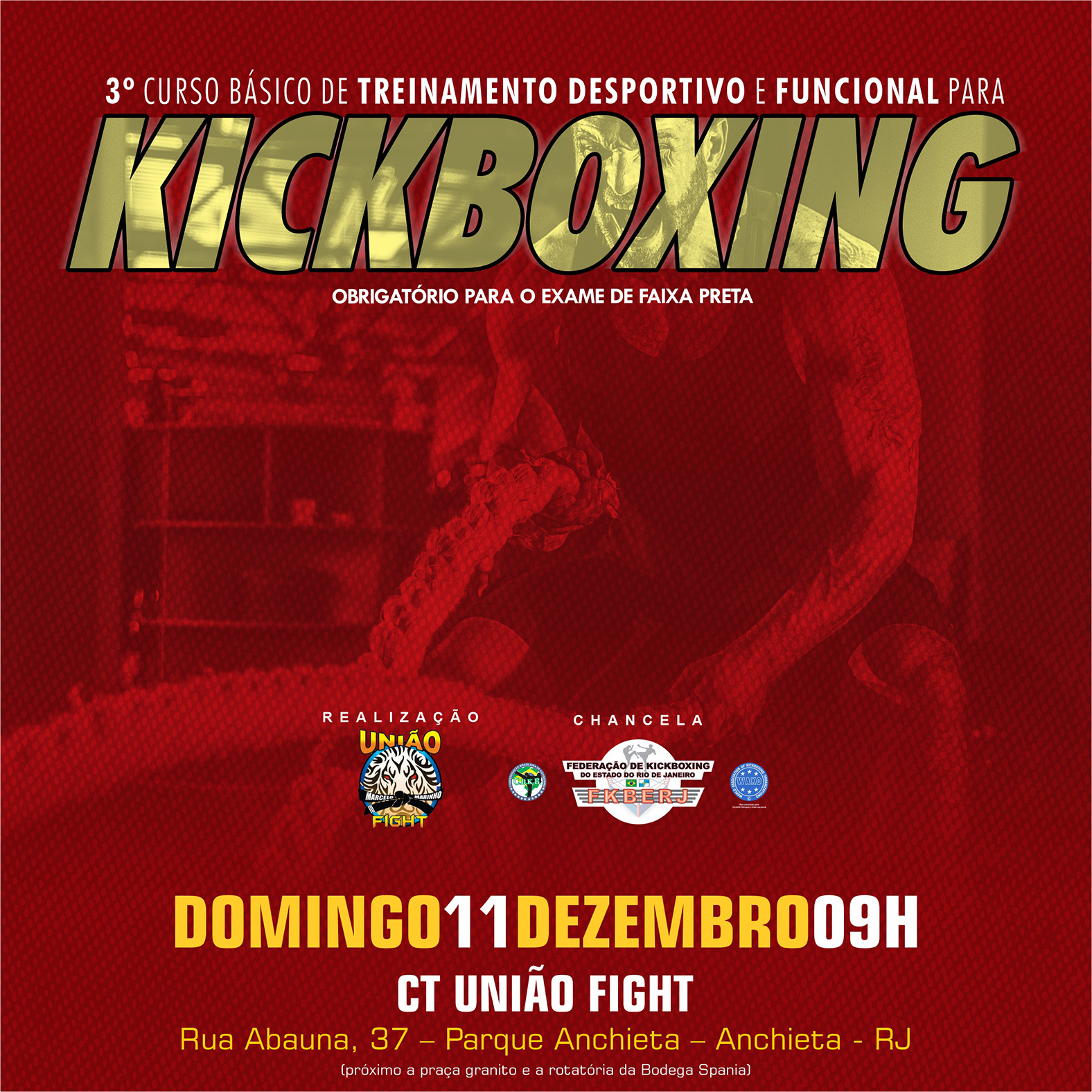 3º Curso Básico de Treinamento Desportivo e Funcional para Kickboxing 2022