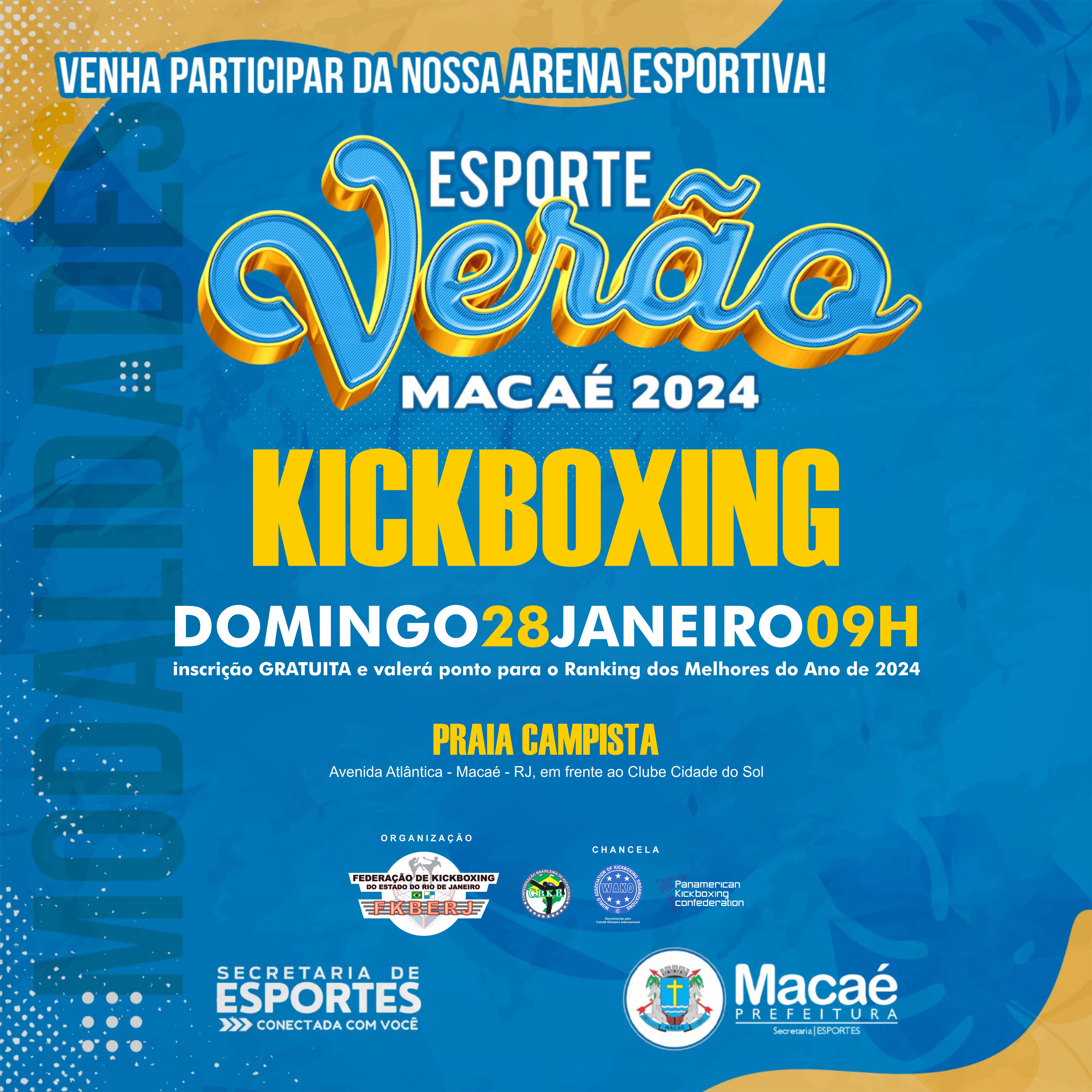 Esporte Verão Kickboxing Macaé 2024