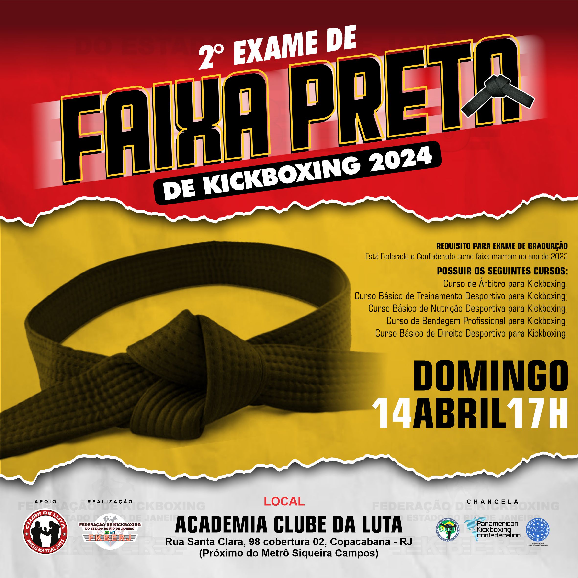 2º Exame de Faixa Preta de Kickboxing 2024